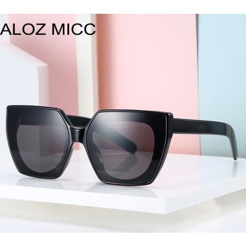 ALOZ MICC Luxury Square Sunglasses Women Fashion Brand Oversize Acetate Sun Glasses Female Sexy Shades UV400 Q732