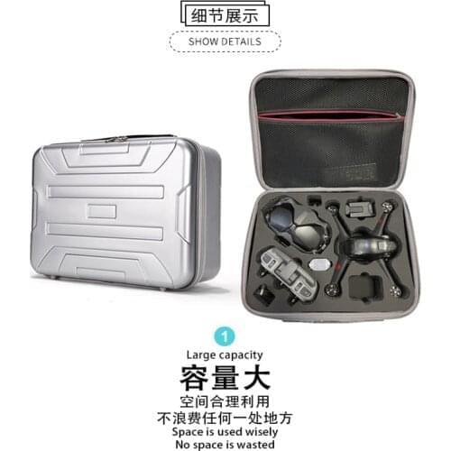 Portable Bag For DJI FPV Combo V2 Glasses Remote Control Waterproof Hard Cover Shell Carrying Case Box For Drone Accessories