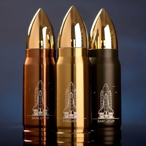 Outdoor sports heat preservation cup bullet head heat preservation cup Creative thermos cup Stainless steel thermos cup