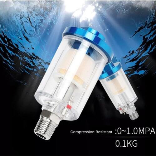 1/4" Water Oil Separator Inline Air Hose Filter Moisture Trap For Compressor Spray Paint Gun Pneumatic Tool Parts Dropshipping