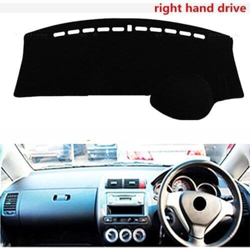 For Honda Fit 2004-2007 For Right -hand Drive 1PC Car Dashboard Mats Cover Sun Shade Dashboard Cover Capter Car Styling