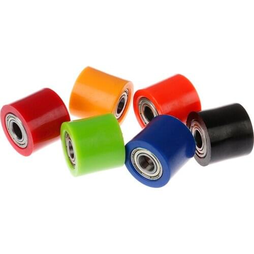 10mm Drive Chain Roller Pulley Wheel Slider Tensioner Wheel Guide For Street Bike 32 x 28mm