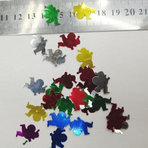 20gram/Lot.Xmas santa sequin.12 design.Craft material Kindergarten arts and crafts DIY toys Intelligence Creative activity item
