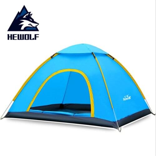 3-4 Person 200*180*130cm Camping Tent Automatic Ultralight Tent Waterproof Outdoor Climbing Fishing Tents Hiking Windproof