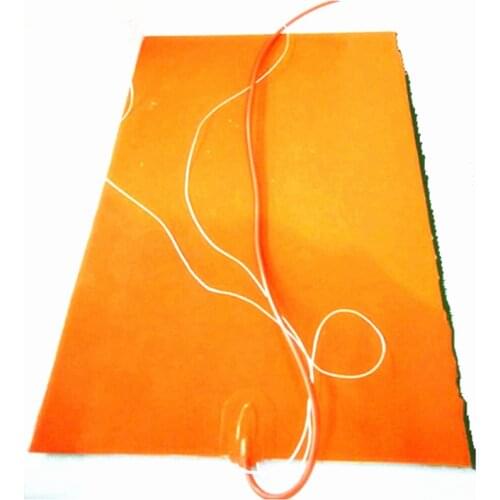 400*650*1.5mm Heat Bed for 3d printe silicone rubber heater 220v 1200w adhesive 1 side 100k thermistor 1000mmlead from short