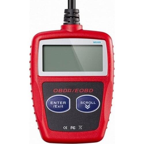 50LC MS309 OBD2 Car Diagnostic Tool Engine Light Fault Code Reader, Car Faults Codes Reading & Erasing,Viewing Data