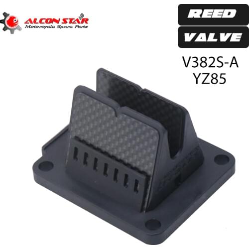 Alconstar- V382S-A Carbon Fiber Motorcycle Reed Valve Kit System Assemblies For Yamaha YZ85 2002-2019 Racing