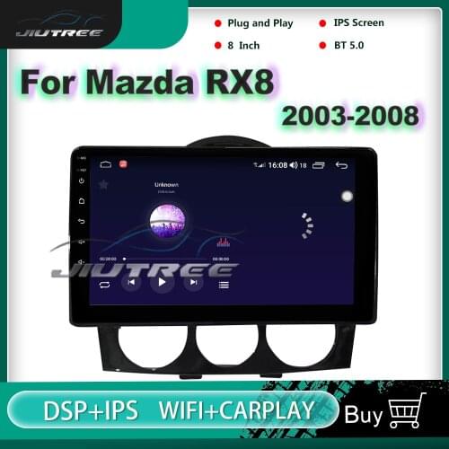 Android 10.0 auto Car radio with screen 2din For Mazda RX8 2003-2008 car multimedia player Stereo receiver GPS navigator