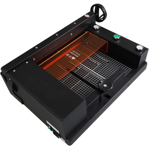 A4 automatic paper cutting machine 220V electric book cutting machine thick layer large cutting machine glue-mounted