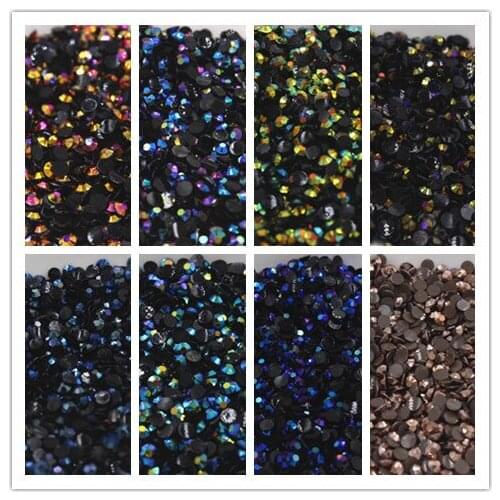 Free Shipping 1000Pcs/lot Size 3mm AB Color resin rhinestone Half Round Flatback Beads DIY Decoration