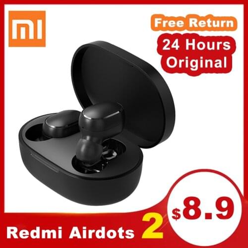 Xiaomi Hot Redmi Airdots 2 True Wireless Earphone Bluetooth 5.0 Noise Reductio Headset With Mic Tws Original Xiaomi Airdots