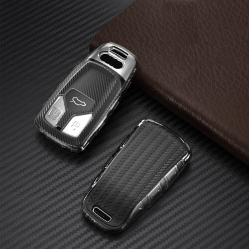 New TPU Car Key Cover Case Key Case for Audi A4 B9 Q5 Q7 TT TTS 8S 2016 2017 Car Smart Remote Car Styling Protect