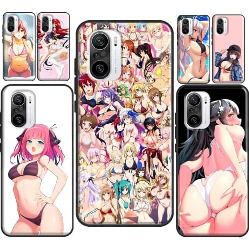 Anime Summer Bikini Girls For POCO F3 M3 POCO X3 Pro Case For Xiaomi Mi 11 Lite Note 10 Mi 9T 10T Pro Back Cover