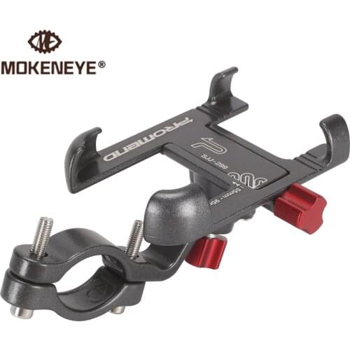 360 Degree Rotatable Aluminum Alloy Bike Mobile Phone Holder Bike Accessories Adjustable bicycle phone holder MTB Phone Stand