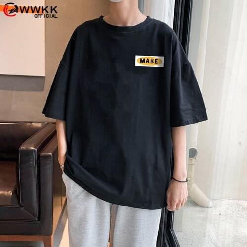 WWKK Fashion Woman and Men 2021 Tops Tshirt Classic Printing T Shirt Casual O-neck T-shirt Summer Good Quarlity Tee Shirts