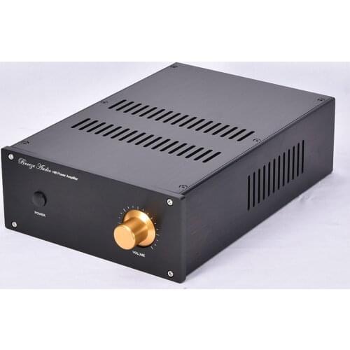 JC229 Full Aluminum Power AMP Chassis AMP Enclosure Amplifier Case PSU Box DIY