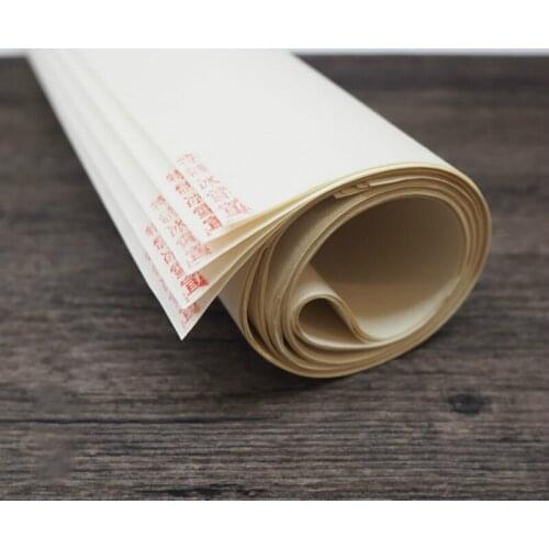 5sheets Chinese Painting Xuan Paper Multi-Layer Ripe Xuan Paper Handmade 2 Layer Meticulous Painting Special Calligraphy Paper