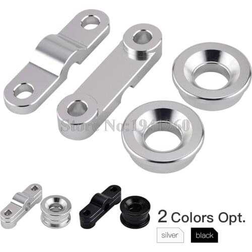 NICECNC Front Rear Shifter Bushing Kit For Honda Civic 1988-2000 Del Sol 92-97 CRX 88-91 Acura Integra 1994-2001 B Series Engine