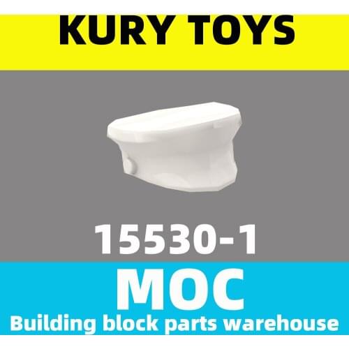 Kury Toys DIY MOC For 15530 Building block parts For Minifigure, Headgear Hat, Police, Plain For Minifig Hair-Hat
