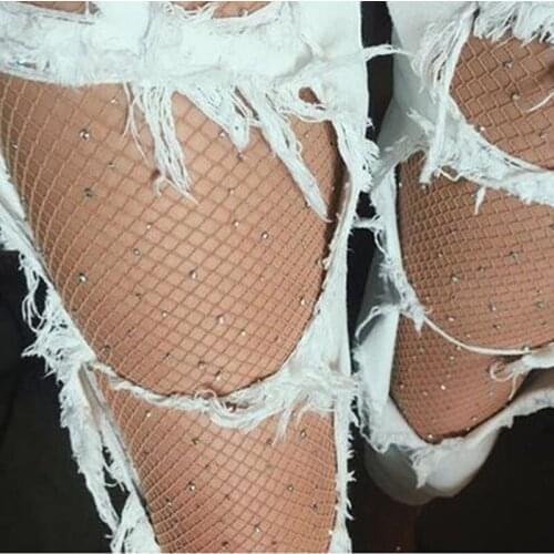 Fashion Women Sexy Stockings Mesh Fishnet Net Pattern Pantyhose Stockings Hosiery Sequin Tights