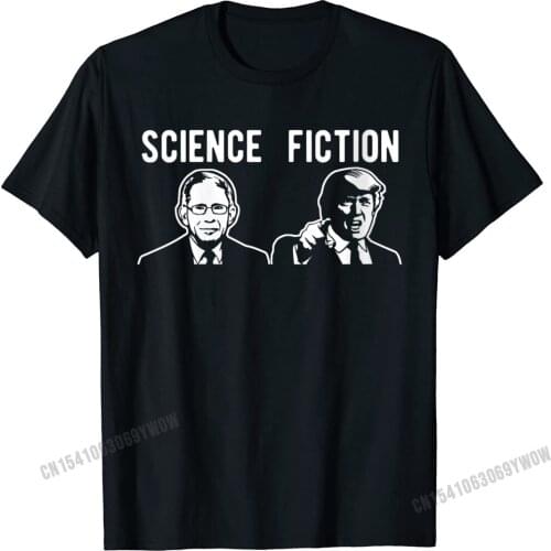 Womens Science Fiction Fauci Vs Trump O-Neck T-Shirt Camisas Men Family Tops T Shirt For Men Latest Cotton T Shirts Design