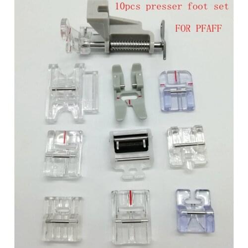 10 pcs presser foot set for pfaff