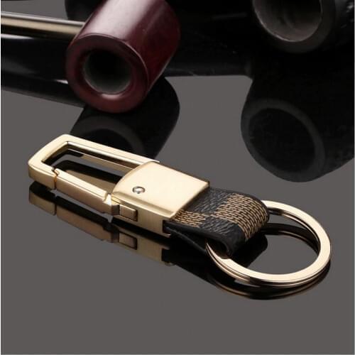 Honest - New 2017 Brand Men Key chain Zinc Alloy & Genunie Leather Keychain Key holder Ring for Men Novelty Trinket BCK2-772
