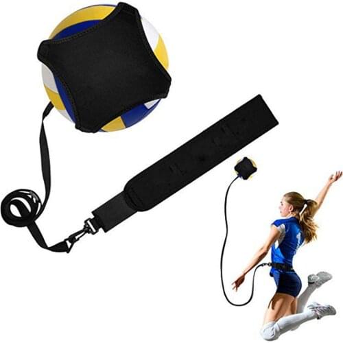 Volleyball Training Equipment Aid Solo Practice Trainer With Adjustable Belt For Serving Setting Spiking Training Accessories