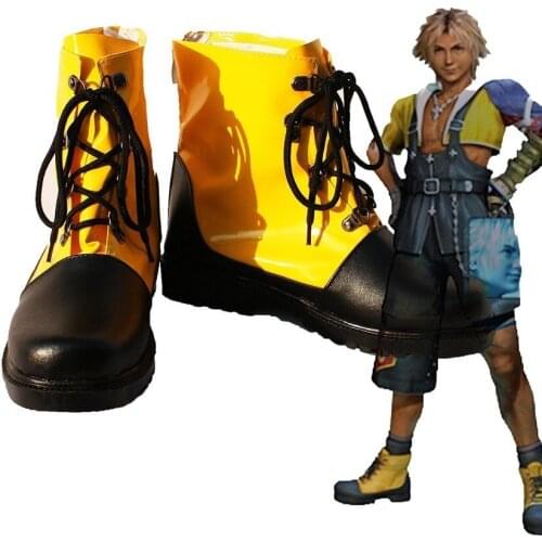 Final Fantasy FF5 Tidus Cosplay Shoes Boots Custom Made
