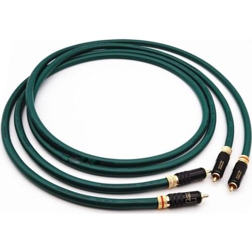 Pair FA-220 Pure OCC copper RCA cable, Male to Male audio Cable, Hi-end Hifi RCA interconnect Cable