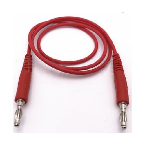0.8meter Banana Head to Banana Head 4MM Clip Power Cord for Multimeter Test