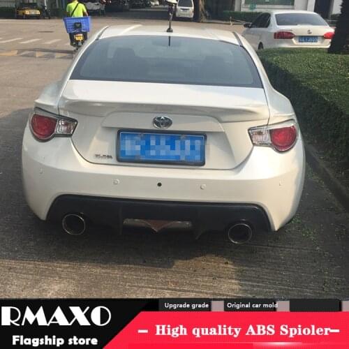 For TOYOTA GT86 Spoiler 2013-2017 GT86 High Quality ABS Material Car Rear Wing Primer Color Rear Spoiler