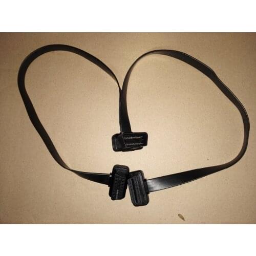 Universal Ultra Low Profile J1962 M to 2F Y Cable 90 Degree Right Angle OBD II OBD2 OBD 2 16 Pin Extension Male to Dual Female