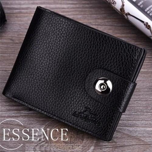 Hot Sale Slim PU Leather Multi-card-bit Bag Men Wallet Credit Card Cow Pick Up Package Bus Card Wallets New