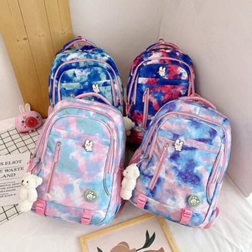 Womens Backpack Oversized Hip Hop Fashion Graffiti Canvas Harajuku Shoulder Bag Teenager Girls School Bag Female Bag 2021