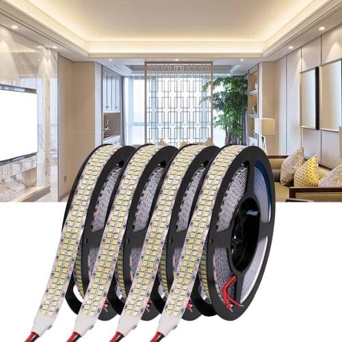 DC 12V 24V LED Strip Light 5M 2835 Flexible Light Tape Diode 60/120/240/480 LEDs/M Waterproof Led Ribbon Home Decor Rope Lamp