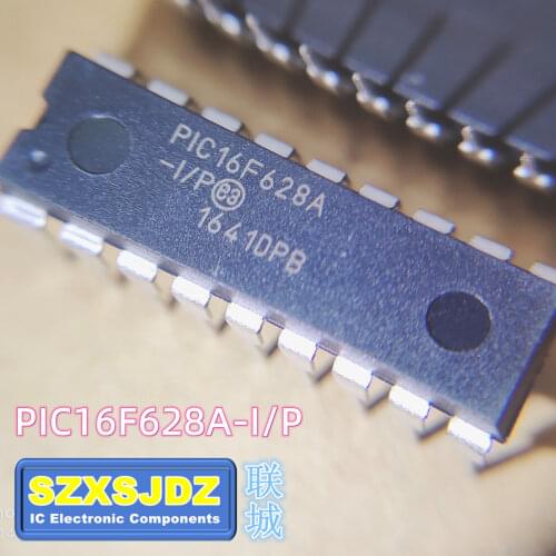 2PCS PIC16F628A-I/P DIP18 Marca original novo