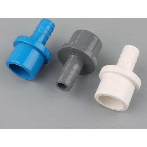 5pcs 25mm to 12/16mm Hose Connector PVC Quick Connector Hard Tube Plastic Pagoda Joint Garden Irrigation PVC Pipe Adapter