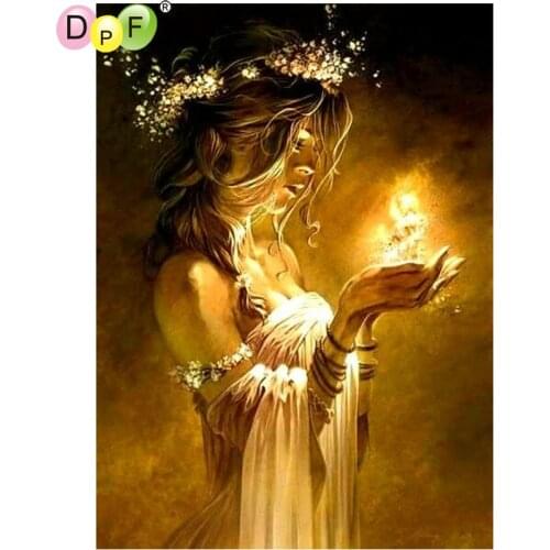 DPF 5D DIY full square diamond painting cross stitch saint diamond embroidery mosaic painting decoration gift