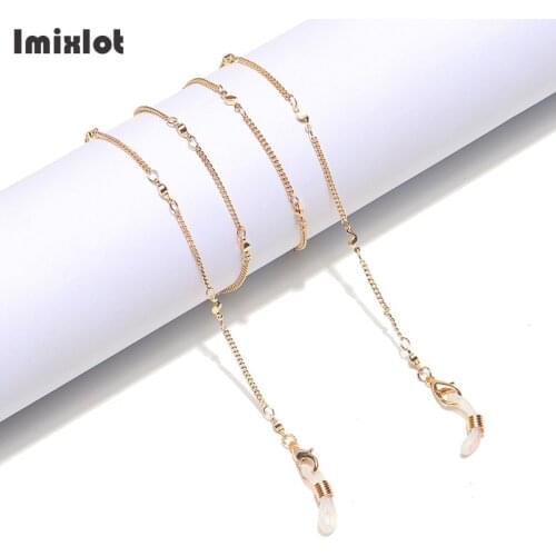 Fashion Diamond Beaded Chain for Glasses Women Girls Face Mask Chains Lanyards Neck Strap Rope Reading Eyeglasses Cord Holder