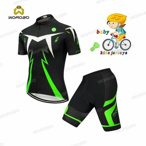 2021 Childrens Cycling Jersey Set BH Pro Team Biking Clothing Suit Short Sleeve Clothes MTB Kids Cycling Wear Summer Suit