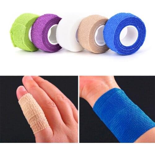 1Pcs Practical Self-Adhering Bandage Wraps Elastic Adhesive First Aid Tape Waterproof And Breathable 4.5*2.5cm