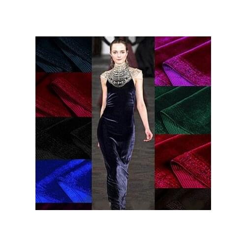 European Style Evening Velvet Dress Fabric South Korea Pleuche Velvets felt telas velvet african fabric tissus patchwork stoff