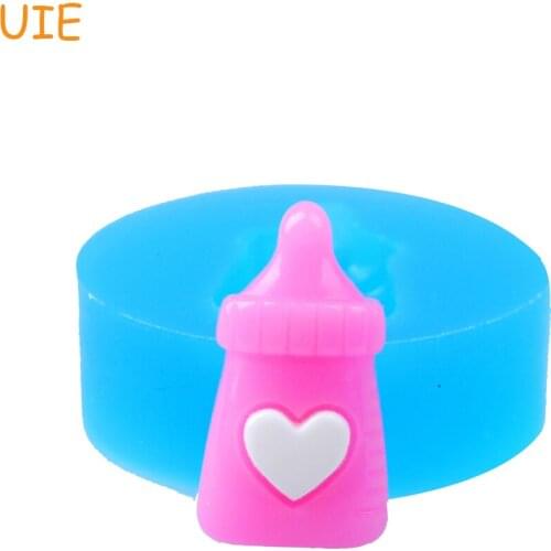 FYL141U Feeding Bottle Silicone Push Mold 21mm - Polymer Clay Sugarcraft Cake Decorating Mould, Baking Mould