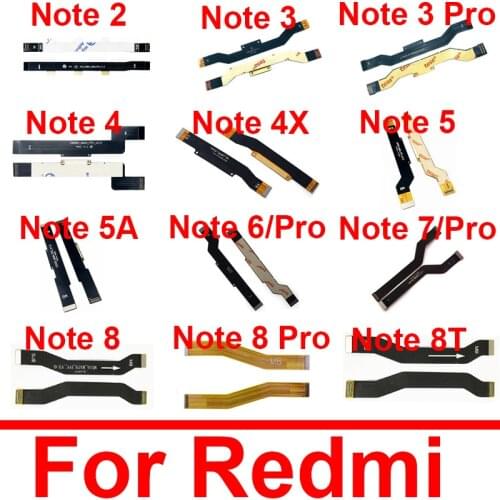 Main Board Motherboard Connector LCD Display Flex Cable For Xiaomi Redmi Note 6 7 Pro 5A 5Pro 4 4X Global Note 2 3 Repair Parts