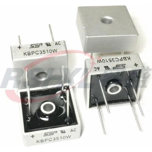 KBPC3510W KBPC3510 3510 35A/1000V KBPC-W-4 New Original 5pcs/lot