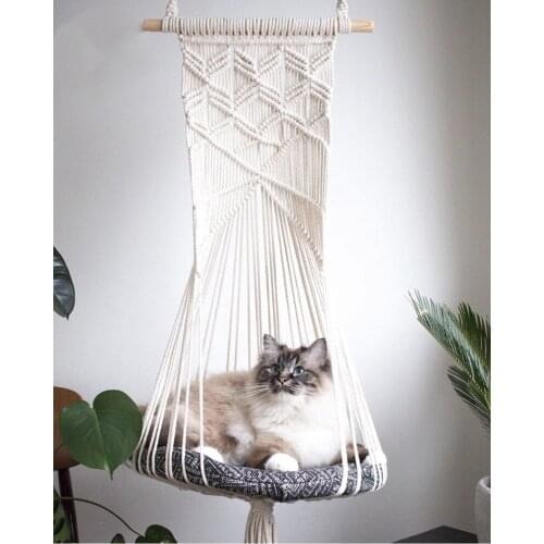 Cat Litter Ins Wind Hand-woven Tapestry Cat Litter Cat Hammock Cat Toy Cat Sleeping Pad Cat Soft Litter