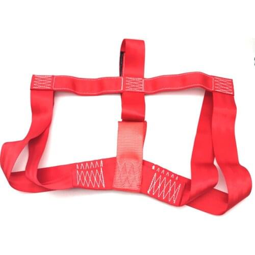 Motorbike Rear Wheel Folded Handlebar Transport Bar Tie Down Strap Safe&Reliable Red Color