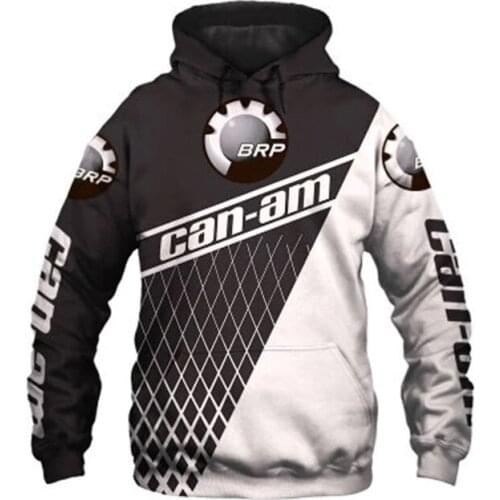 2021 New Men for BRP Can-am Spring Autumn Hoodies Men Hoodies Men Sweatshirts Hoodies Casual Winter jacket hoodie