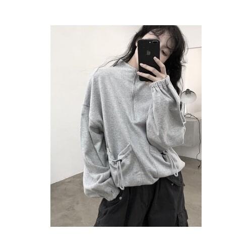 New Sweater winter thickening loose Korean version of the design sense of the minority jacket jacket